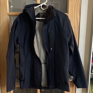 Chrome Industries Navy Blue Rain Jacket